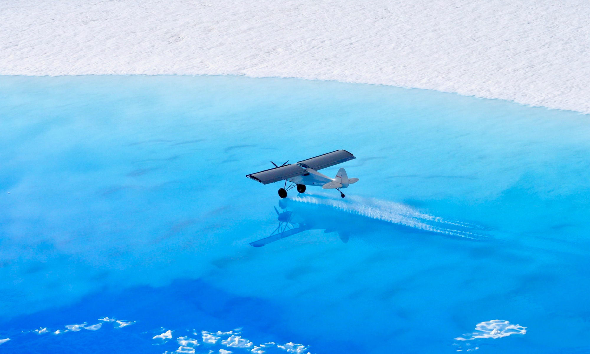 Washing Tires in the Blue Lakes of Alaska's Glaciers - Shock Cub